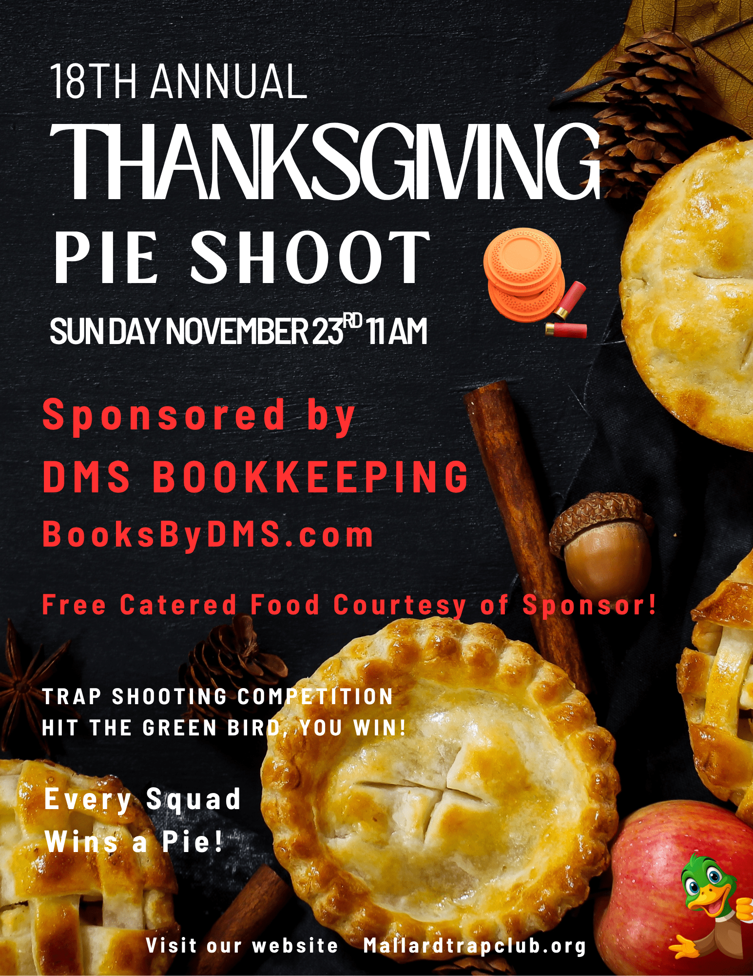 Thanksgiving Pie Shoot